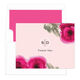 Poppy Initials Thank You Folded Note Cards Image 4 of 4